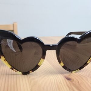 Brand new SAINT LAURENT Saint Laurent SL 181 LOULOU 019 Heart Sunglasses